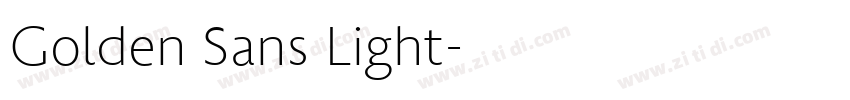 Golden Sans Light字体转换 Golden Sans Light字体转换